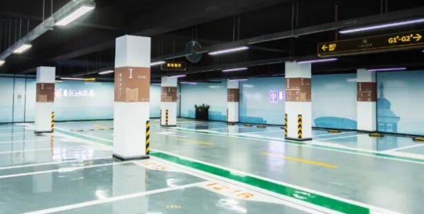 地下車庫電梯口是否能劃車位？